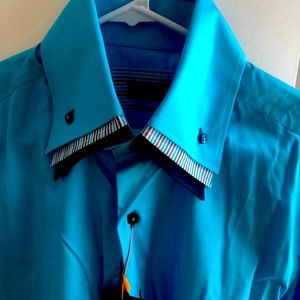 Men’s dress shirt. Double collar.